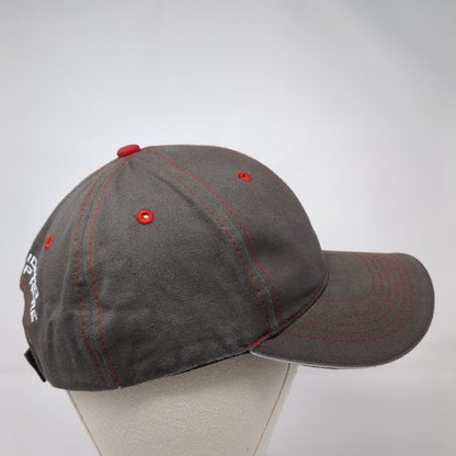 Farm Bureau Ins We Know Idaho We Grew Up Here Strapback Hat Gray OS Buck's Bags