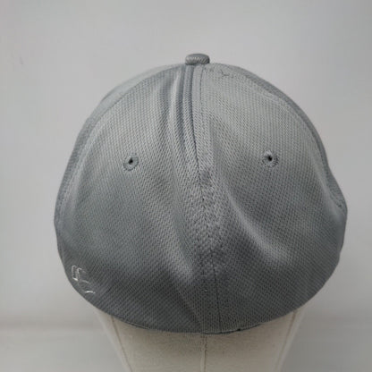 Ring Power Patch Fitted Hat Gray L/XL Solid 6 Panel Outdoor Cap