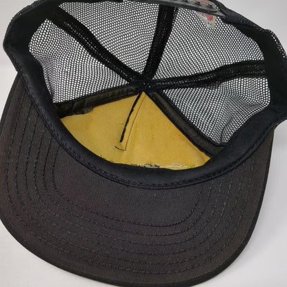 Cyanamid AgriCenter Custom Application Trucker Hat Black Snapback USA Vintage