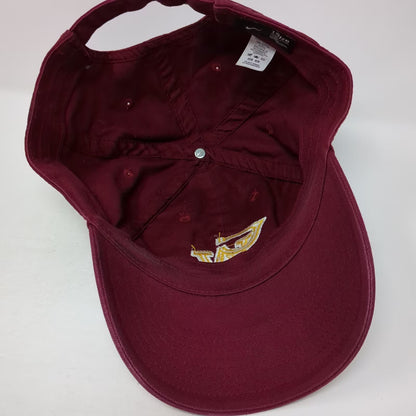 Nike Baseball CW Logo Red Yellow OS Slideback Hat Cap Embroidered Adjustable