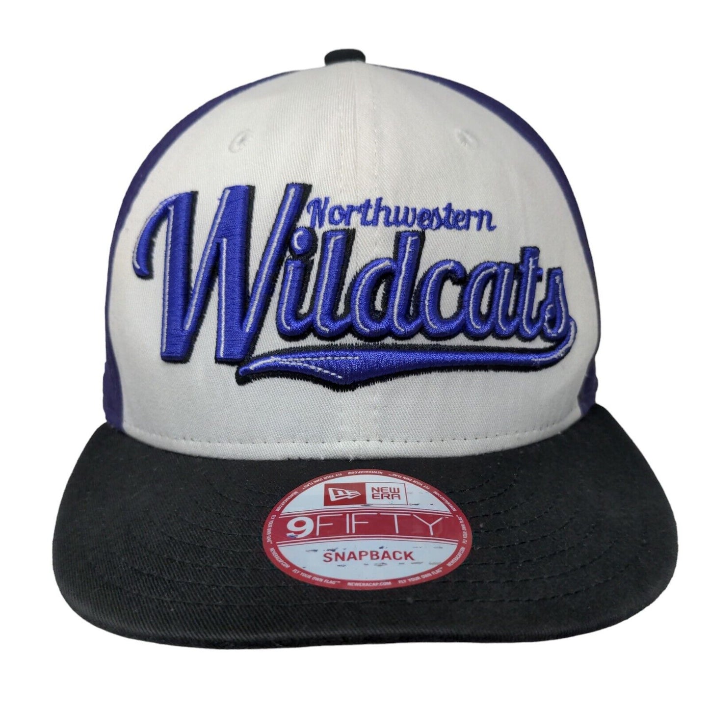 New Era Men's Snapback 9Fifty Hat Northwestern Wildcats Embroidered Logo