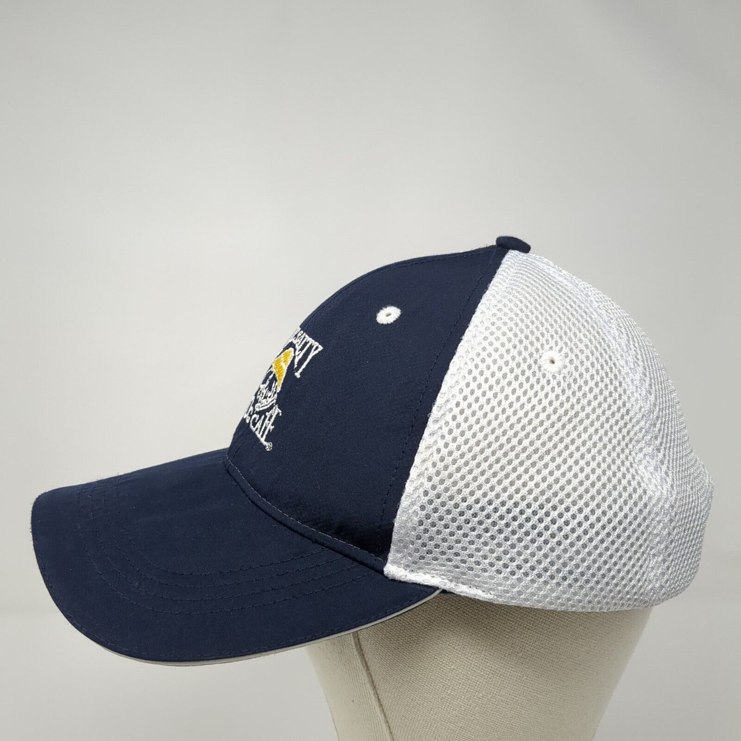 The Salty Dog Cafe Strapback Mesh Back Hat Blue One Size Classic Cut