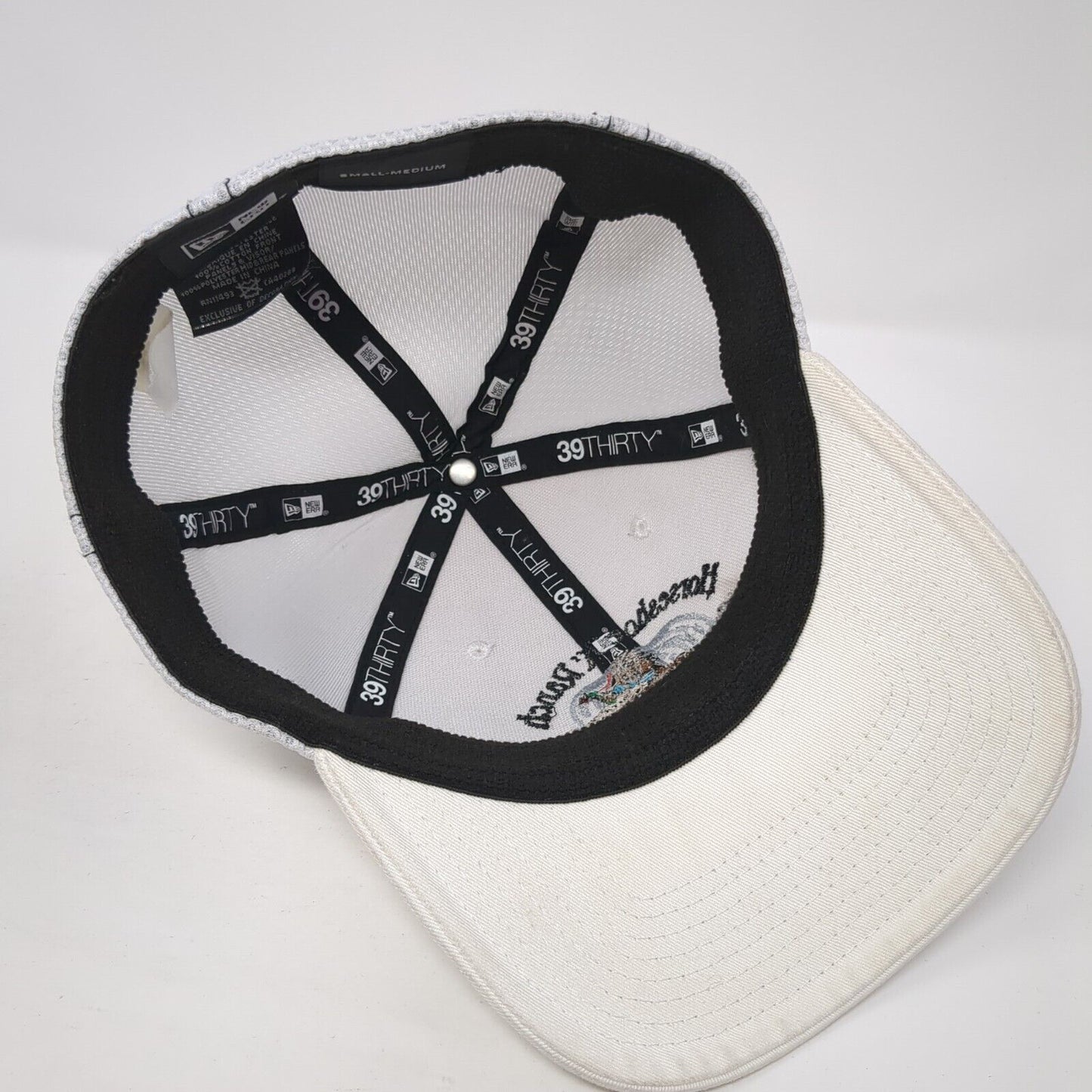 Horseshoe K Ranch Fitted Hat White S-M Embroidered New Era 39Thirty