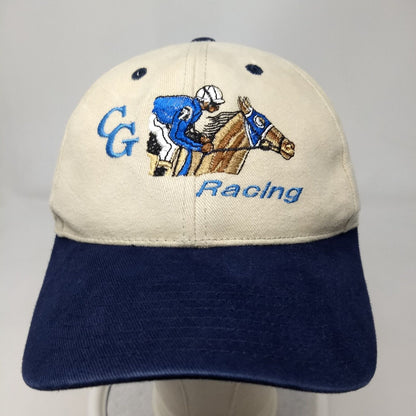 CG Racing Strapback Hat Multicolor OSFM Adjustable Embroidered Otto