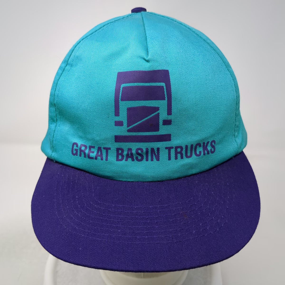 KC 5 Panel Blue Purple One Size Great Basin Trucks Snapback Screen Graphic Hat