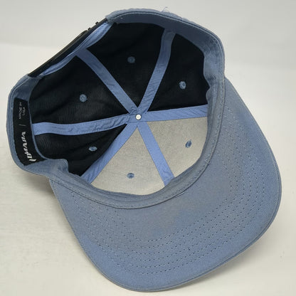 Dmada Creative Snapback Hat Blue One Size Made in USA Mountain Patch Adventure
