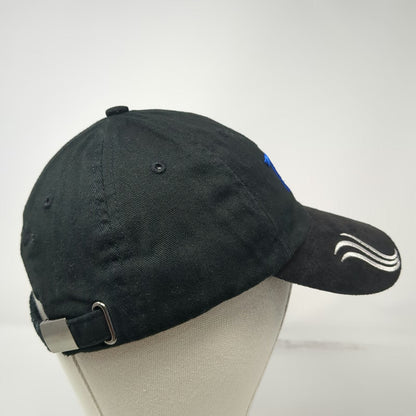 Boeing Baseball Cap Black One Size 777 Suede Brim Slideback Aviation Hat