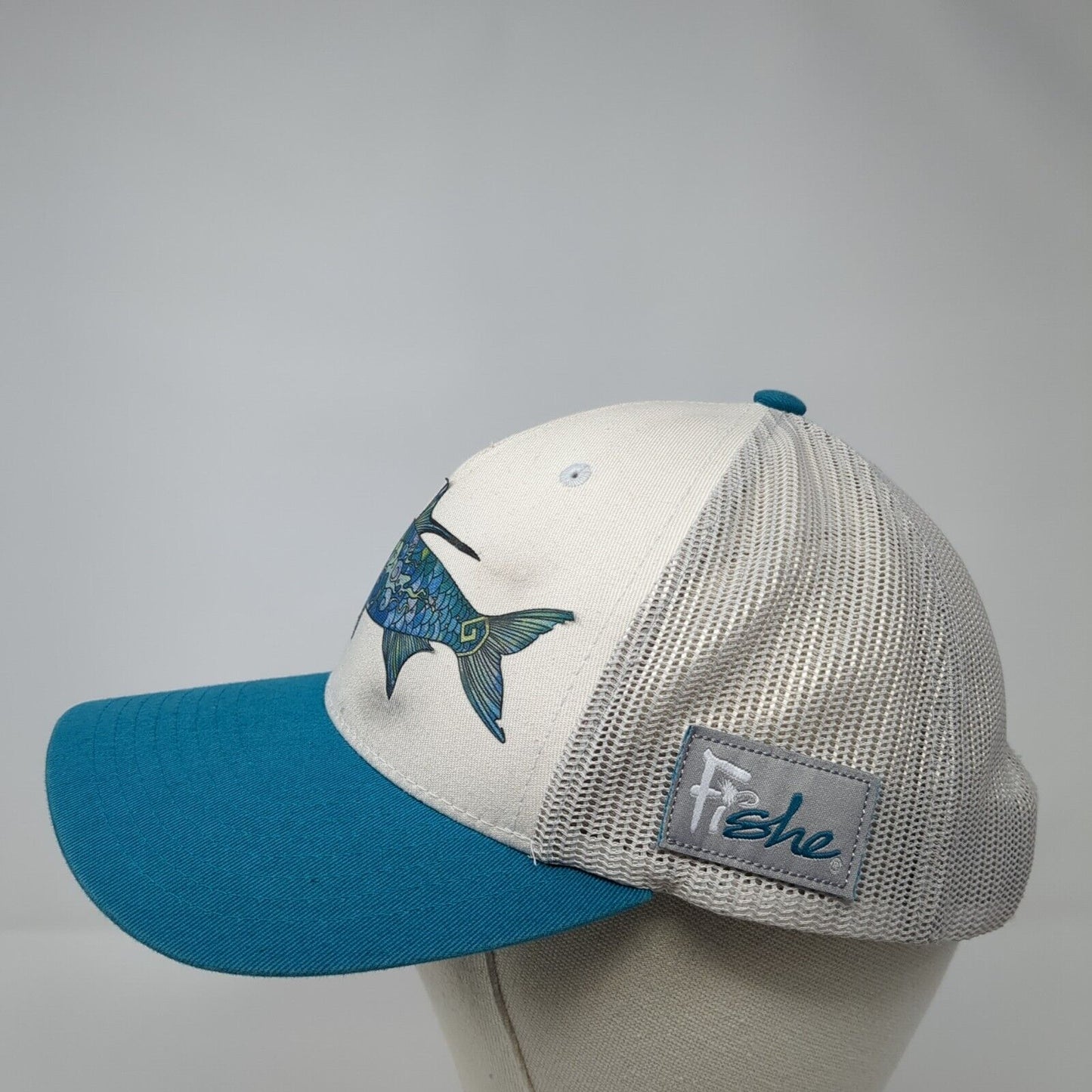 Fishe Snapback Trucker Hat Multicolor One Size Adjustable Mesh Back 6 Panel