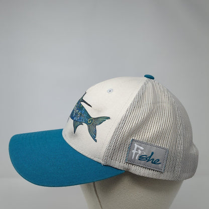 Fishe Snapback Trucker Hat Multicolor One Size Adjustable Mesh Back 6 Panel