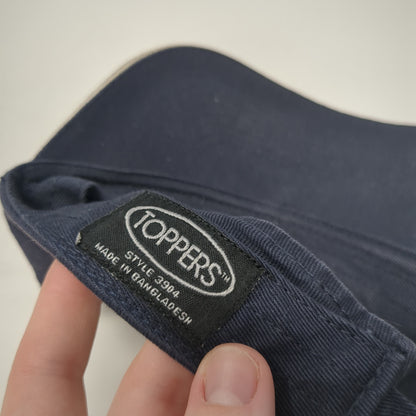Guard Strapback Visor Hat Blue One Size Adjustable Outdoor Toppers