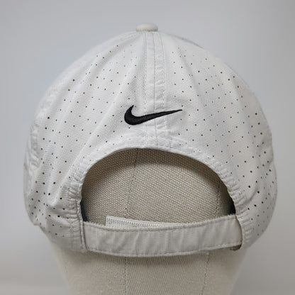 Nike Golf Baseball Cap Beige One Size Perforated 20XI Strapback Hat Swoosh Sport