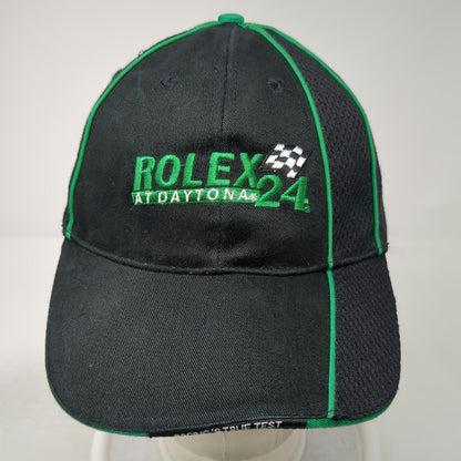 Rolex Daytona 24 2008 Champions Club Black One Size Baseball Cap Hat Mesh Green