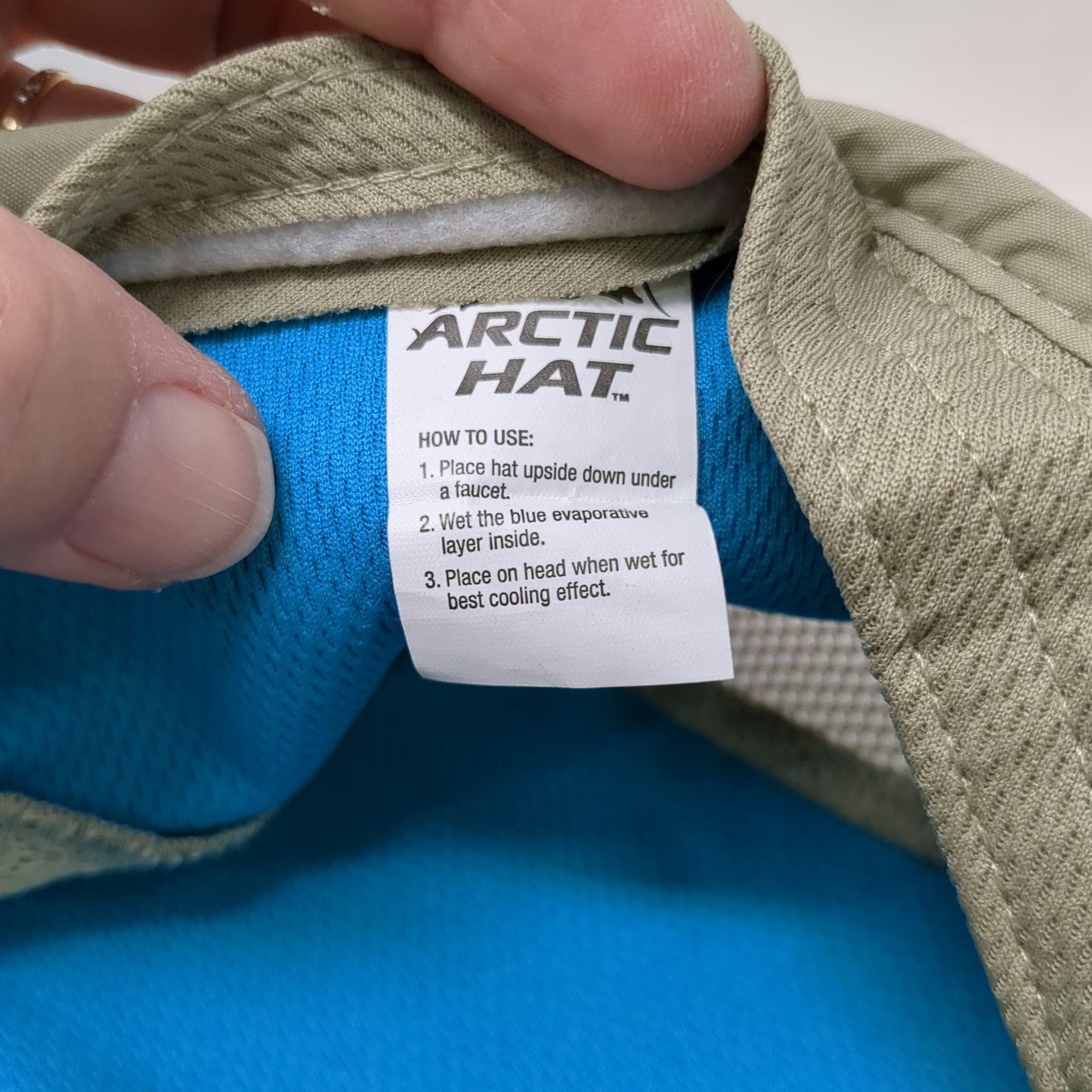 Arctic Hat 5 Panel Gray One Size Cooling Mesh Performance Outdoor Strapback Hat