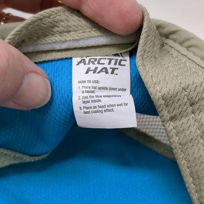 Arctic Hat 5 Panel Gray One Size Cooling Mesh Performance Outdoor Strapback Hat