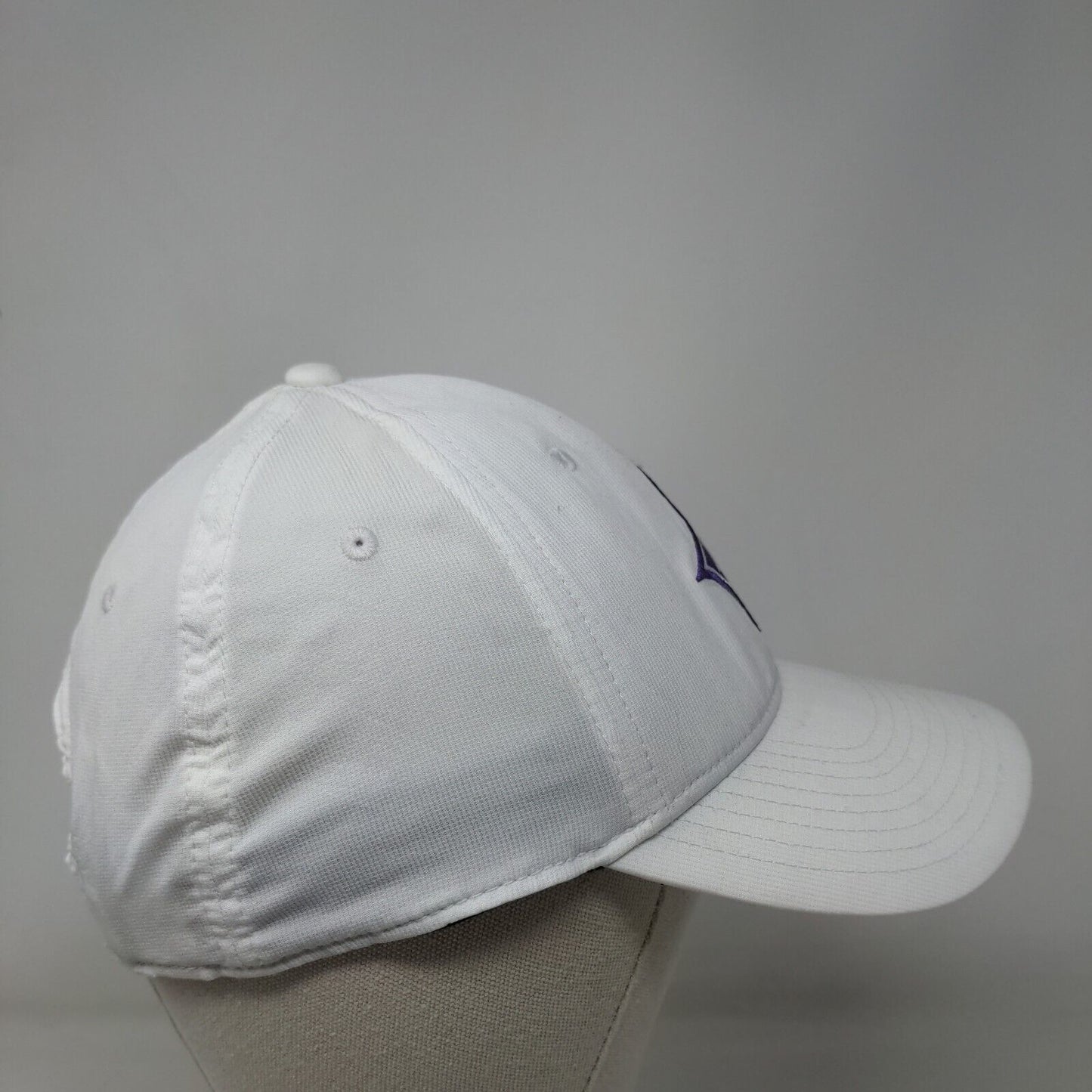 Furman University Paladins Strapback Hat White OSFM Nike Legacy91 Dri-Fit