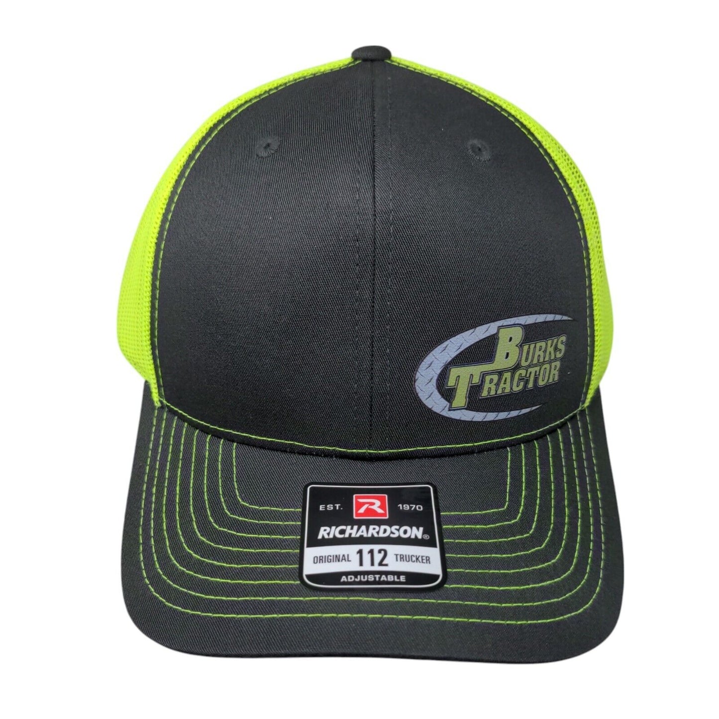 Burks Tractor snapback Trucker Hat Multicolor One Size Adjustable Richardson