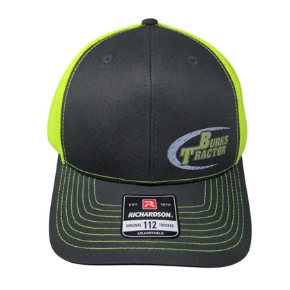 Burks Tractor snapback Trucker Hat Multicolor One Size Adjustable Richardson