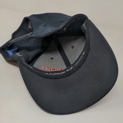 Port Authority Men's Snapback Hat Black OSFA Embroidered Andretti Logo Polyester