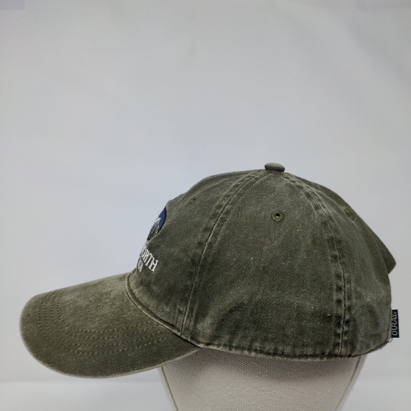 Leaven Worth Washington Strapback Hat Green OS Adjustable Embroidered Ouray