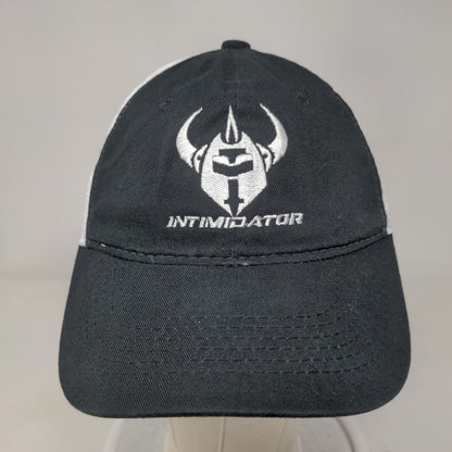 Intimidator Strapback Trucker Hat Black OSFM Adjustable Mesh Back Outdoor Cap