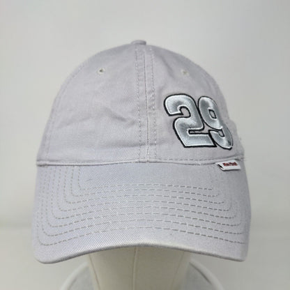 Chase Authentics Mens Kevin Harvick #29 Strapback Hat Gray OSFM Richard Childres