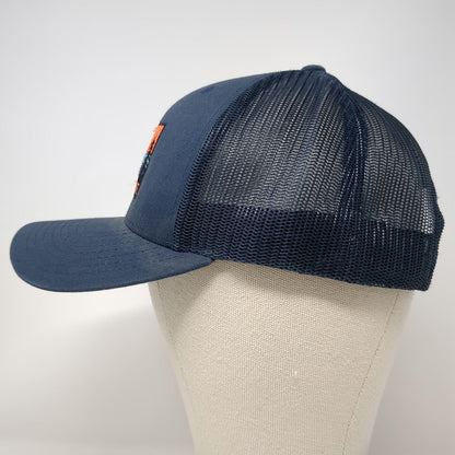 Yupoong Trucker Hat Blue One Size Flathead Lake Montana Sunset Mesh Snapback