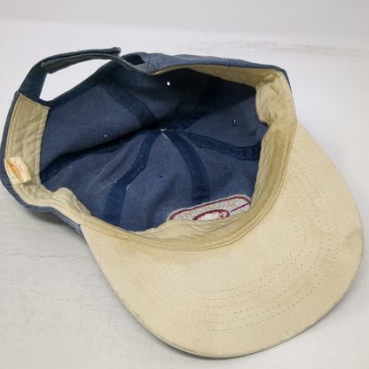 Blue Yellowstone National Park Bison Patch Baseball Cap One Size Strapback Hat