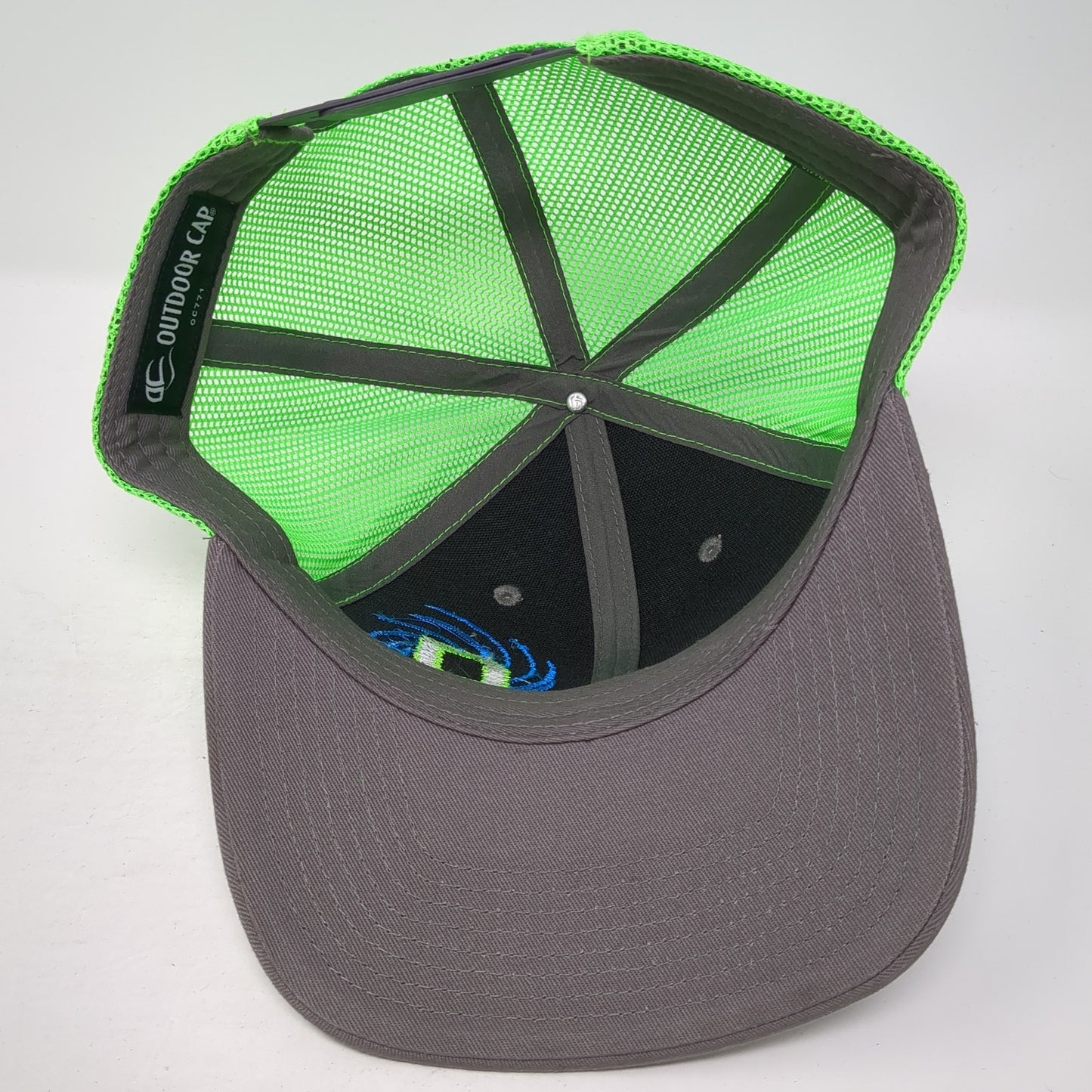 Outdoor Cap Snapback Trucker Hat Multicolor One Size Embroidered Logo