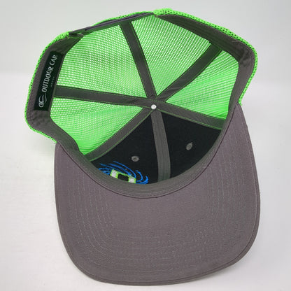 Outdoor Cap Snapback Trucker Hat Multicolor One Size Embroidered Logo
