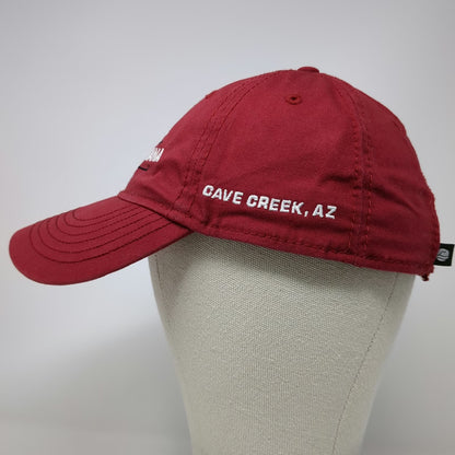 Ouray Baseball Cap Red One Size Strapback Rancho Manana Cactus Cave Creek AZ Hat