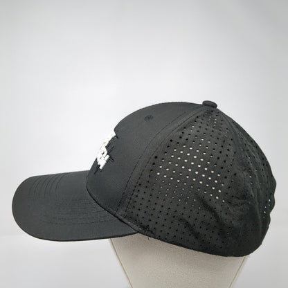 All Out Mayhem Strapback Hat Black One Size Adjustable Embroidered Breathable