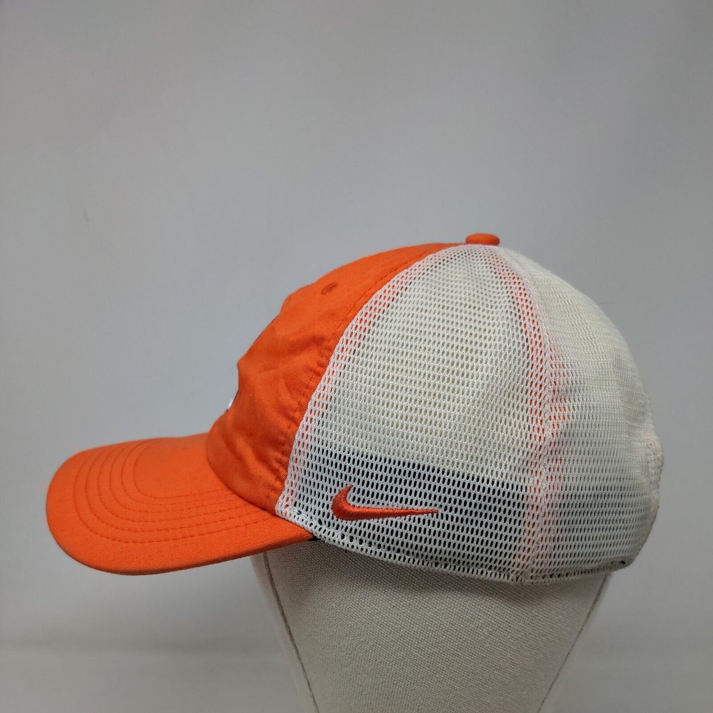 Nike Heritage 86 Dri Fit Mens Strapback Mesh Back Hat Orange OSFM Clemson Tigers