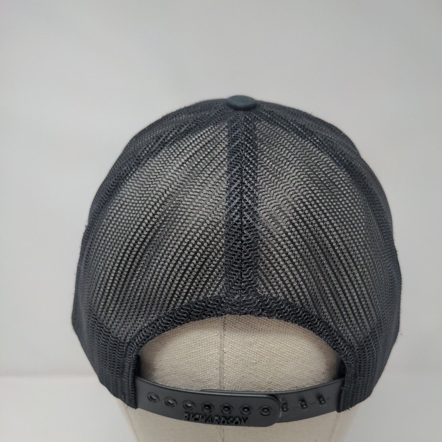 Irby Excavation Snapback Trucker Hat Black OS Adjustable Mesh Back Richardson