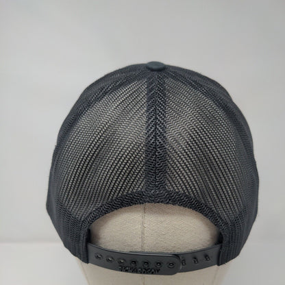 Irby Excavation Snapback Trucker Hat Black OS Adjustable Mesh Back Richardson
