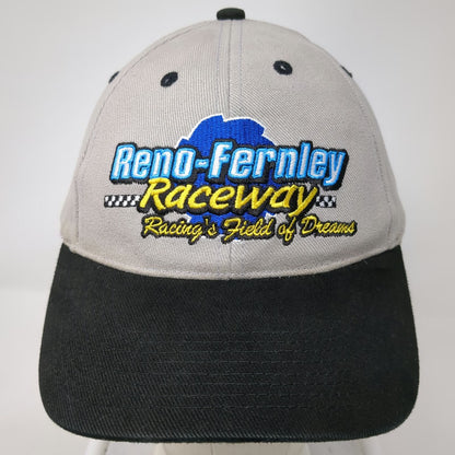 Design Dynamix Gray One Size Baseball Cap Hat Reno-Fernley Raceway Strapback