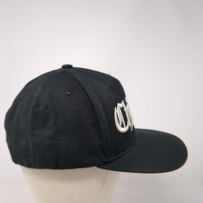 Chingon Snapback Hat Black One Size Adjustable Embroidered Pit Bull Cotton