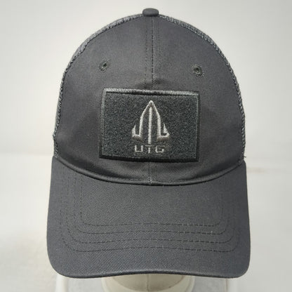 UTG Baseball Cap Gray One Size Mesh Strapback Tactical Patch Logo Hat Gear
