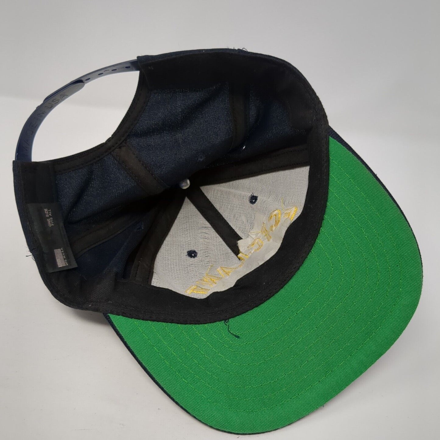 FCTCLANT Dam Neck Snapback Hat Blue One Size Adjustable Embroidered