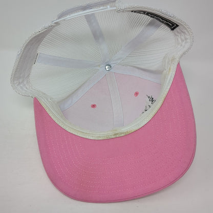 Idaho Mining Apparel Trucker Hat Pink One Size Adjustable Mesh Back Richardson
