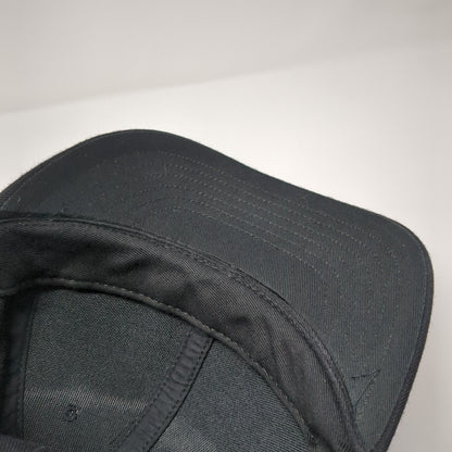 Richardson Pro Model Fitted Hat Black 6 7/8 Solid Blank Vent Holes