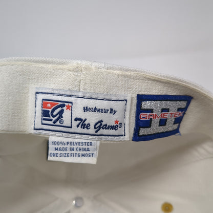 Jack's 7628 YDS Black Fitted Baseball Cap White One Size Adjustable The Game