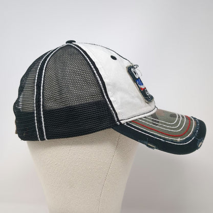 BV3 Casey Donahew Band Baseball Cap White OSFM Texas Flag Camo Distressed Hat