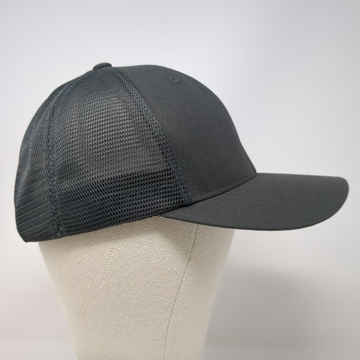 Yupoong Trucker Hat Gray One Size Holts Water Conditioning Mesh Back Snapback