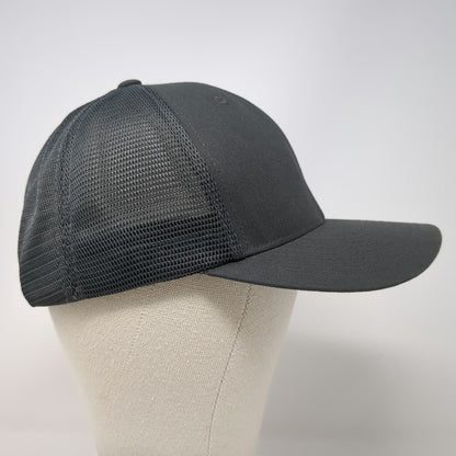 Yupoong Trucker Hat Gray One Size Holts Water Conditioning Mesh Back Snapback