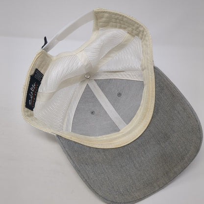 Salt Life Salty State of Mind Since 2003 Snapback Trucker Hat Gray OS Mesh Back