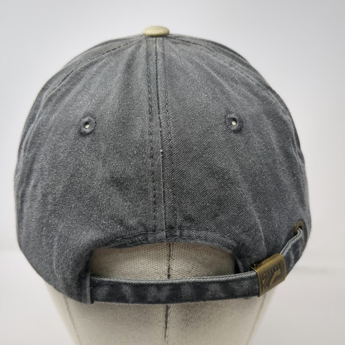 Toppers Inc Baseball Cap Gray One Size Two Tone Slideback Paper Chemical Hat