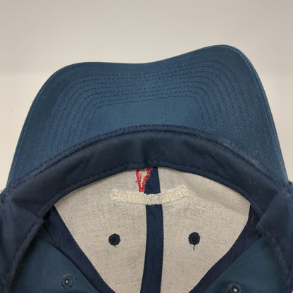 Spudinators Strapback Hat Blue One Size Adjustable Embroidered Port & Company