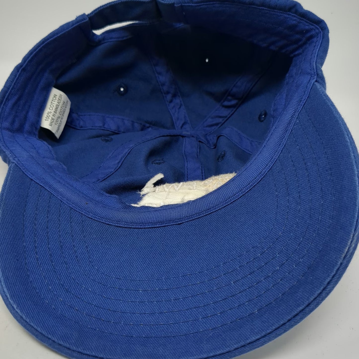 Baseball Cap Blue One Size FWM Est 1931 Embroidered Slideback Cotton hat Strap