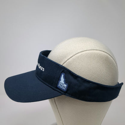 Toll Brothers Blue Visor Hat One Size Idaho Team 208 Cotton Strapback Adjustable