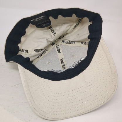 Era Baseball Cap Beige Blue M Hat Structured Stretch Fit DEPATCO Construction